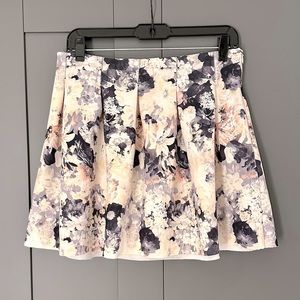 Bershka Floral Skirt